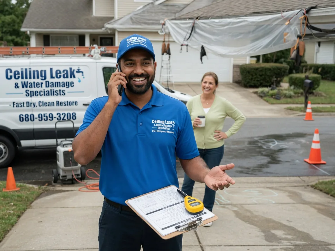 Ceiling Leak Cleanup Weston, NE FAQs